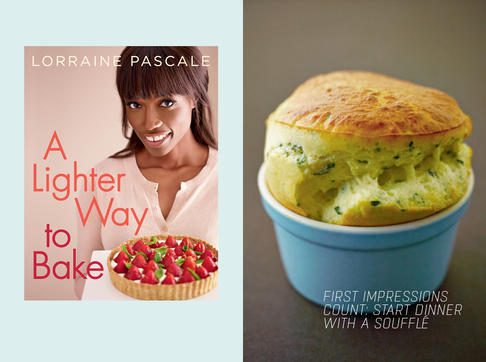 HOBNOBMAG A Savory Souffle from A Lighter Way to Bake by Lorraine Pascale