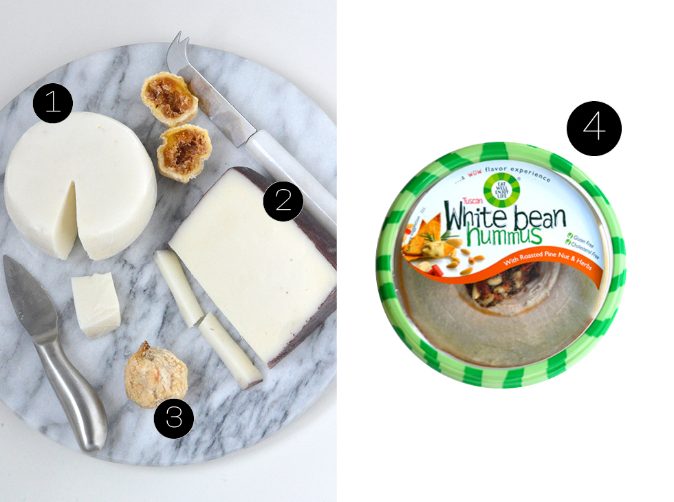 HOBNOBMAG For the White Party: Ultra-White Cheeses, Pale Figs, & White Bean Hummus
