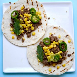 Taco Recipe: Infused Ground Beef with Fresh Jalapeño and Corn