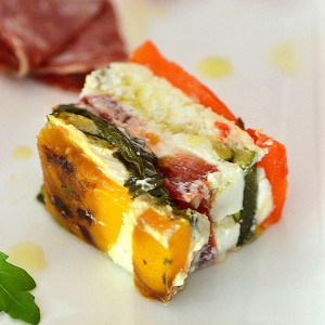 Grilled Vegetable Napoleon—the Ultimate Pairing with Charcuterie