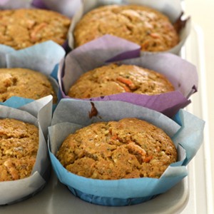 Fresh-Baked Healthy Muffins: Carrot Kamut Muffins