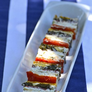 Grilled Vegetable Napoleons—the Ultimate Pairing with Charcuterie