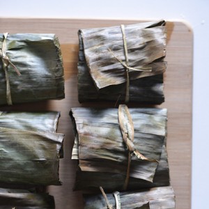 COD BAKED IN A BANANA LEAF WITH AJI CRIOLLO