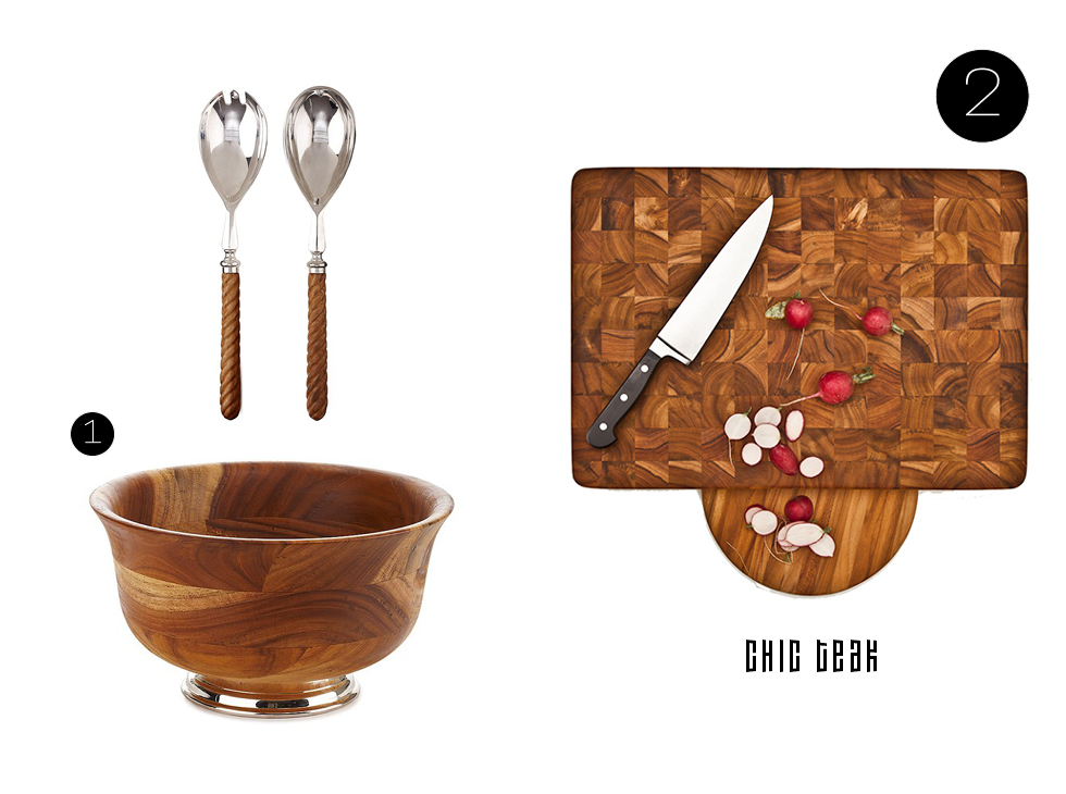 hobnobmag Beautiful and Sustainable Teak Objects to Grace Your Table