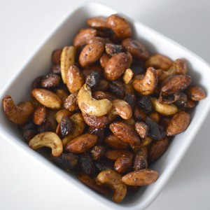 Spiced Mixed Nuts with a Kick of Bourbon
