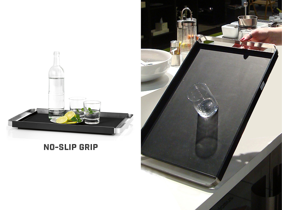 A Non-Slip Tray That Gives You Serving Confidence