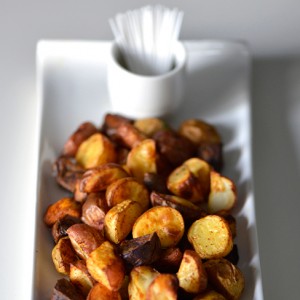 Meatless BBQ: Spiced Eggplant & Baby Potatoes with Bourbon Dip