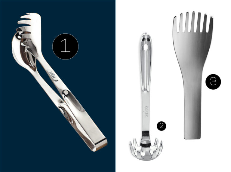 Get it on the Plate Pasta Servers with Style & Function