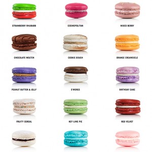 hobnobmag Colorful Mini Desserts for Your Party MACARONS