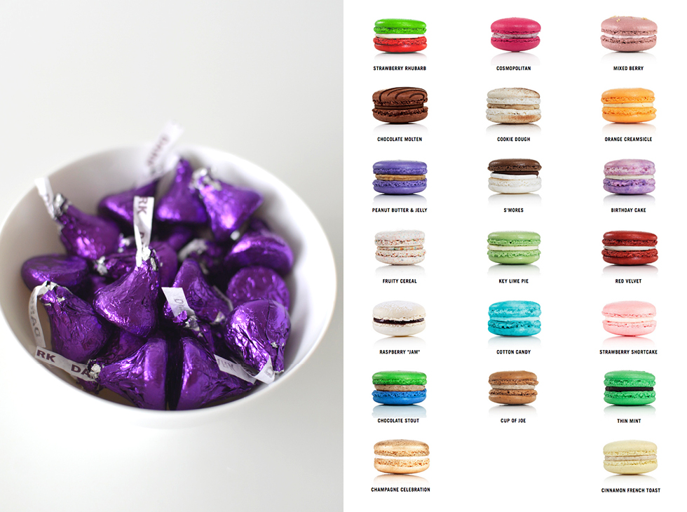 hobnobmag Colorful Mini Desserts for Your Party MACARONS