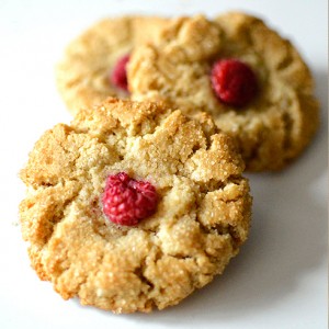 Healthier Cookies: Chewy Coconut Raspberry Macadamia