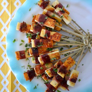 Grilled Cheese Greek Style: Halloumi Appetizer with Honey-Lime Syrup