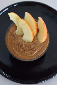 Light & Healthy Not-So-Sweet Dessert: Smoked Almond Dip with Apples
