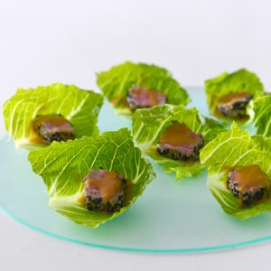HOBNOBMAG Recipe Sesame-Crusted Tuna in Miso Ginger Sauce