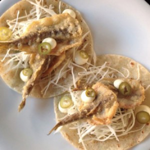 Crispy Fish Taco by Alex Stupak of Empellon Taqueria
