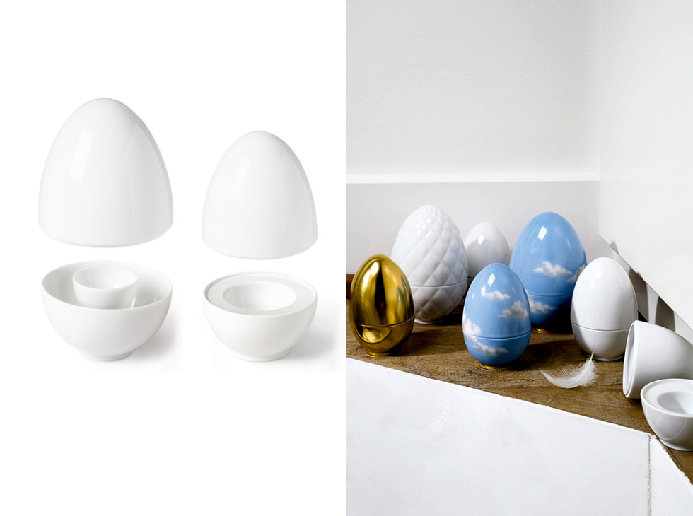 HOBNOBMAG Porcelain Eggs Sieger by Furstenberg