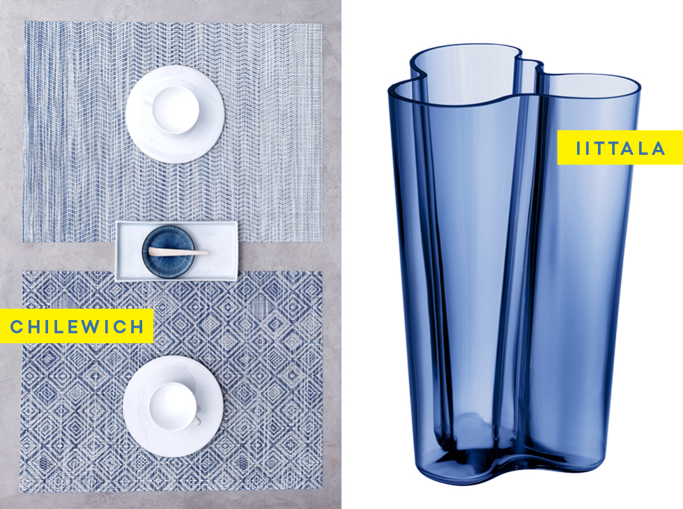 HOBNOBMAG Home Accessories for Summer in blue