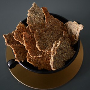hobnobmag. recipe Crunchy Cumin Spiced Crackers with Mixed Seeds