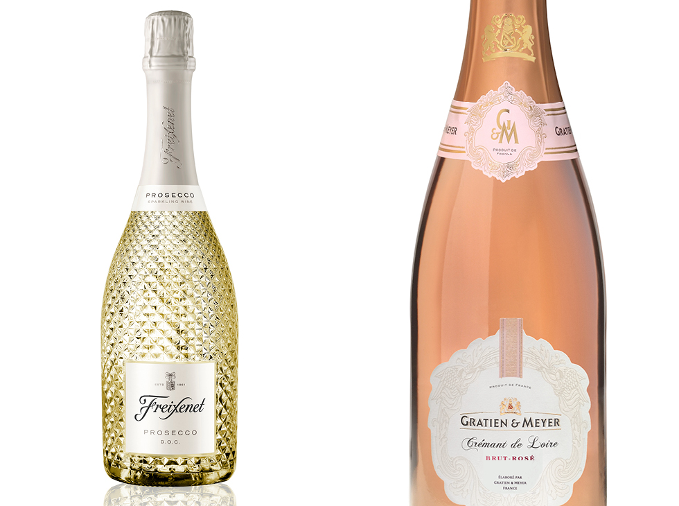 hobnobmag Best Sparkling Wines Frexienet, Gratien & Meyer bottles make great hostess gifts