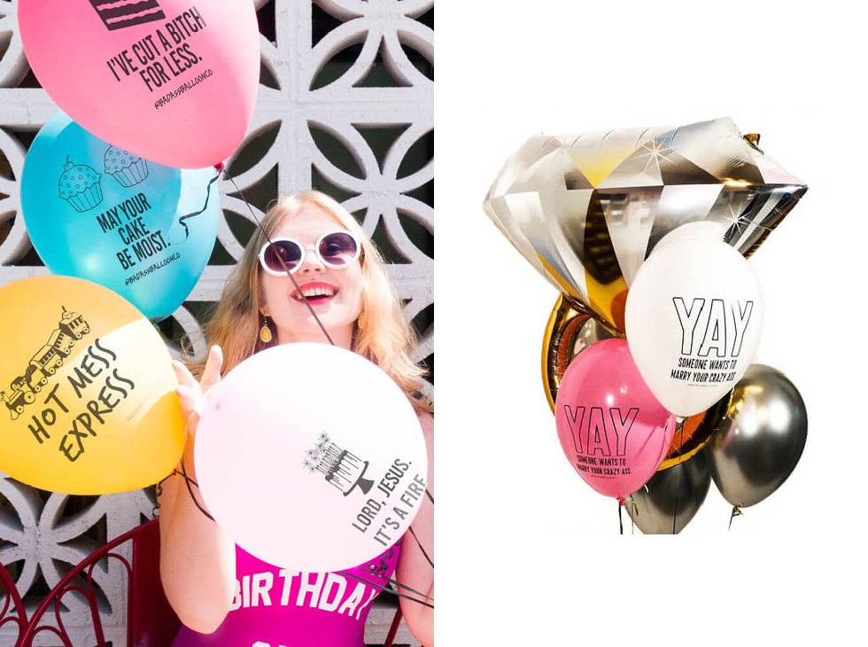 Funny Balloons for Adults by Badass Balloons