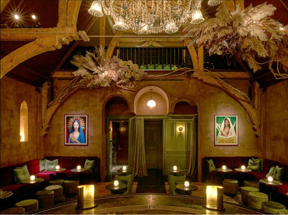 NYC's newest exclusive club, Chapel Bar, is in a church