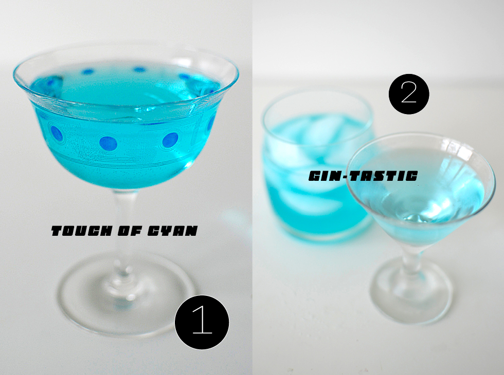 HOBNOBMAG Blue Cocktail for the Rainbow Party